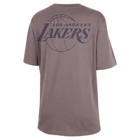 T-shirt Boyfriend Jordan Brand anthracite Los Angeles Lakers Courtside Statement Edition pour femme