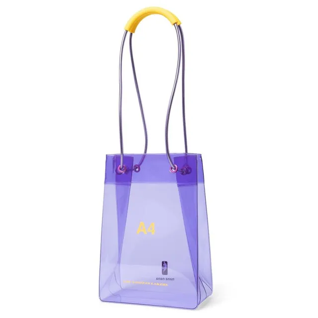 Los Angeles Lakers To Go Clear Crossbody Tote Bag