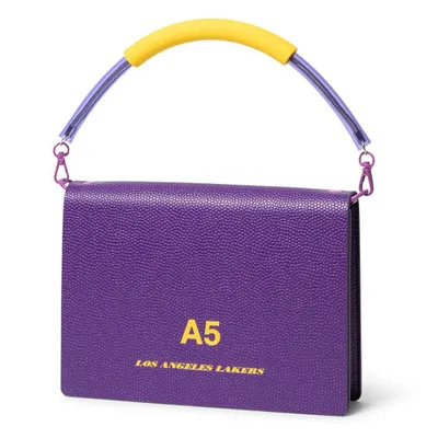 Los Angeles Lakers Women's A5 Basketball Purse