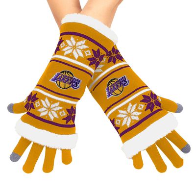 Women's Los Angeles Lakers Big Logo 3-in-1 - Gloves
