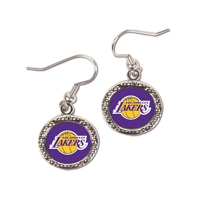 Women's Los Angeles Lakers WinCraft Round Dangle Earrings