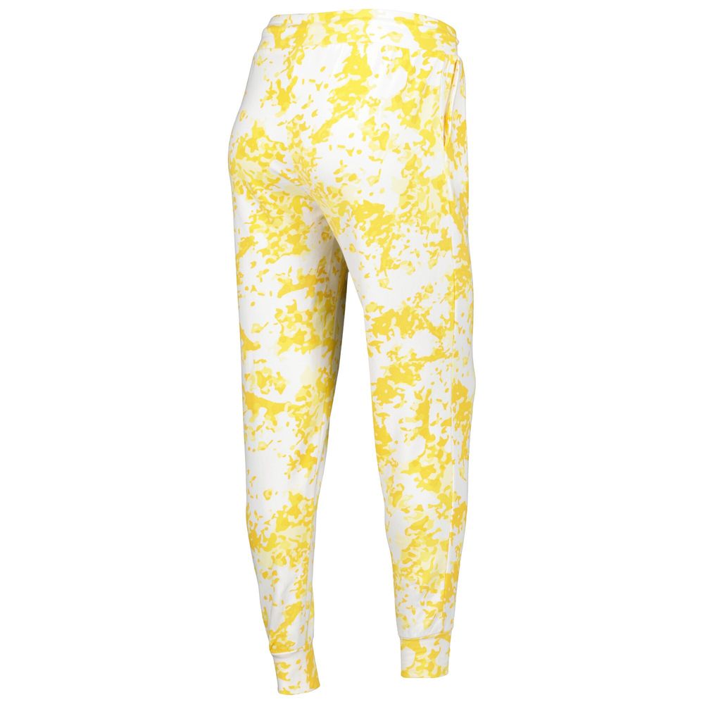 Women's Lusso Gold Los Angeles Lakers Melissa Tri-Blend Jogger Pants