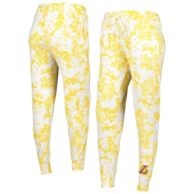 Pantalon de jogging Melissa Tri-Blend Los Angeles Lakers Lusso Gold pour femme