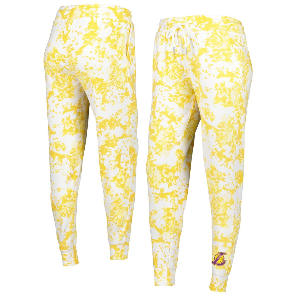 Women's Lusso Gold Los Angeles Lakers Melissa Tri-Blend Jogger Pants