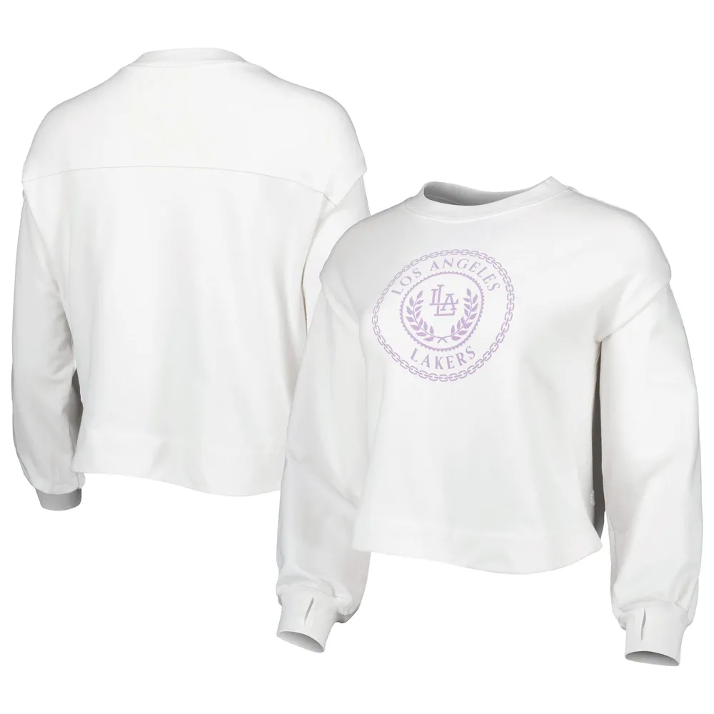 Sweat-shirt Lola Ball and Chain Los Angeles Lakers Lusso blanc pour femme