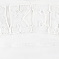 Women's Lusso White Los Angeles Lakers Swarovski Crystal & Distressed Button-Up Denim Jacket