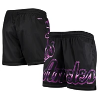 Short en maille Big Face 4.0 des Los Angeles Lakers Mitchell & Ness pour femme, noir