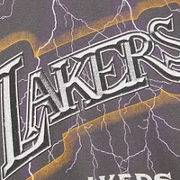 Sweat-shirt léger noir Hardwood Classics des Los Angeles Lakers pour femme Mitchell & Ness