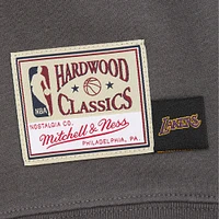 Women's Mitchell & Ness Charcoal Los Angeles Lakers Hardwood Classics Lightweight Pullover Sweatshirt