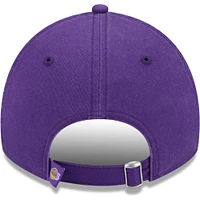 Casquette ajustable 9TWENTY Los Angeles Lakers Leaves New Era violette pour femme