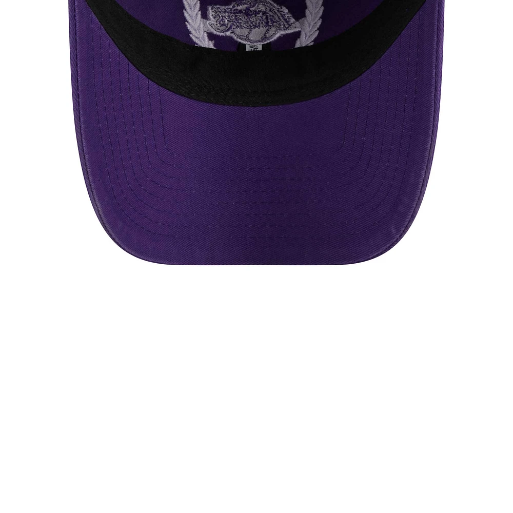 Casquette ajustable 9TWENTY Los Angeles Lakers Leaves New Era violette pour femme