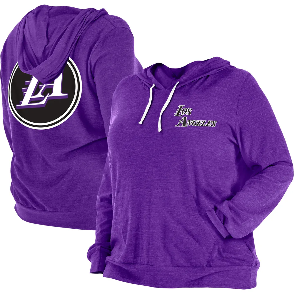 Lids Los Angeles Lakers New Era Women's Plus 2022/23 City Edition Bi-Blend  Long Sleeve Hoodie T-Shirt - Purple