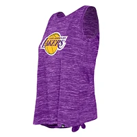 Débardeur violet Los Angeles Lakers Space Dye Active New Era pour femme