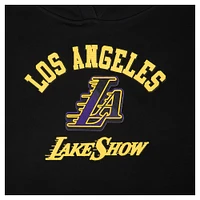 Women's Pro Standard Black Los Angeles Lakers 2024/25 City Edition Cropped Pullover Hoodie