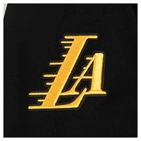 Women's Pro Standard Black Los Angeles Lakers 2024/25 City Edition Cropped Pullover Hoodie
