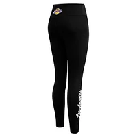 Women's Pro Standard Black Los Angeles Lakers Paint the City Tri-Blend Jersey Leggings