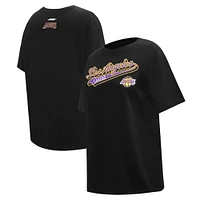 T-shirt petit ami Pro Standard noir des Lakers de Los Angeles pour femmes