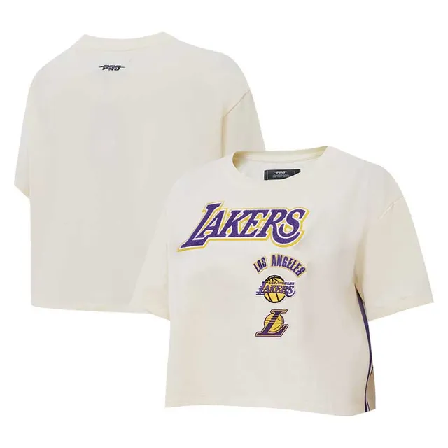 Women's Junk Food Gold Los Angeles Lakers Pocket Thermal Tri