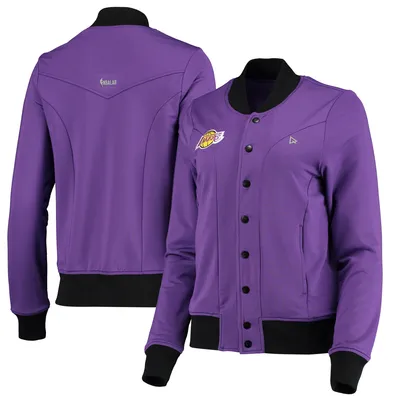 Men's JH Design Black/Purple Minnesota Vikings Twill Full-Snap Jacket