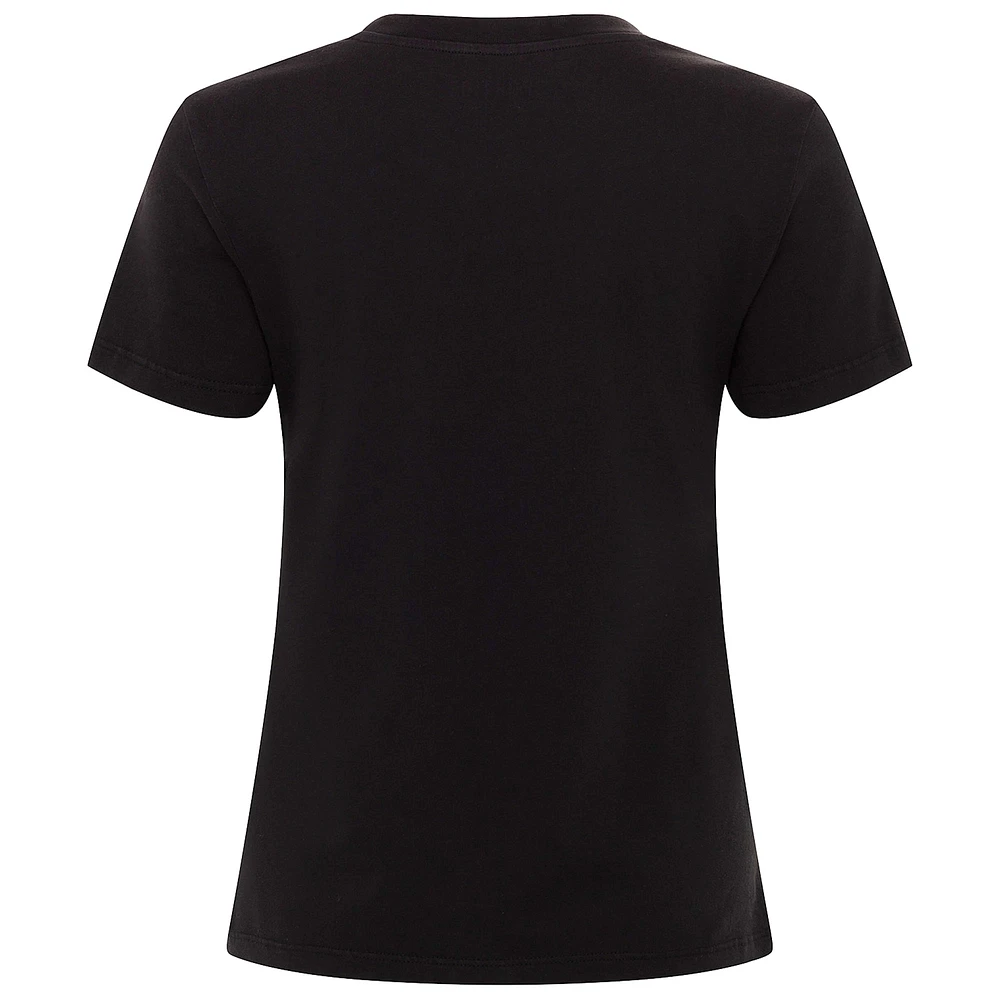 T-shirt Sportiqe noir pour femme, coupe boxy, Los Angeles Lakers, Arcadia