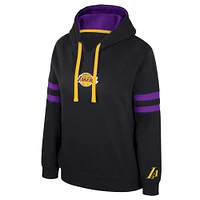 Sweat à capuche noir Stadium Essentials Los Angeles Lakers Road Game pour femme