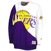 Women's Tommy Jeans Purple/White Los Angeles Lakers Ariel Pullover Sweatshirt