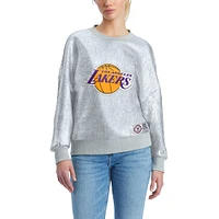 Sweat-shirt Tommy Jeans argenté pour femmes des Los Angeles Lakers Tracy