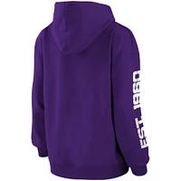 Women's WEAR by Erin Andrews Purple Los Angeles Lakers Pullover Hoodie