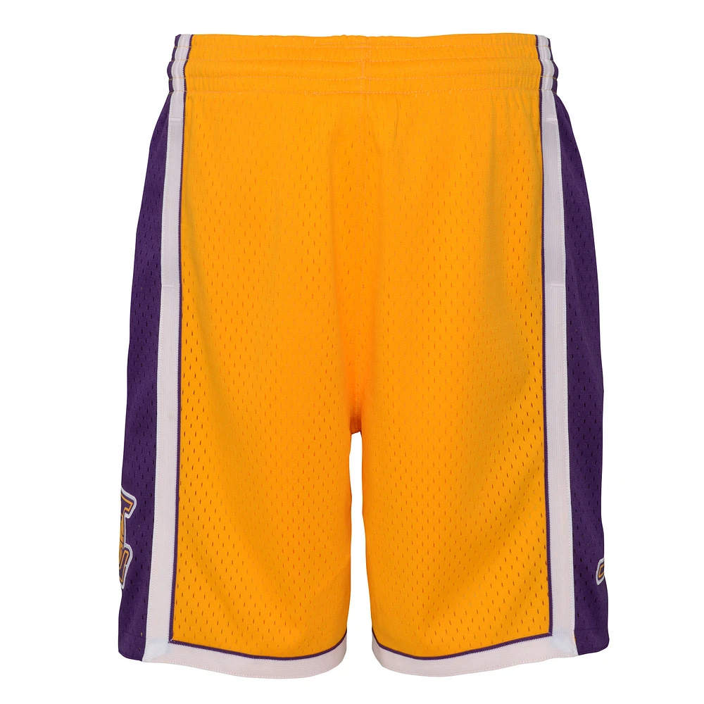 Youth Mitchell & Ness  Gold Los Angeles Lakers Swingman Shorts
