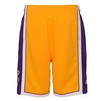 Youth Mitchell & Ness  Gold Los Angeles Lakers Swingman Shorts
