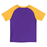 Youth Nike  Purple Los Angeles Lakers Practice T-Shirt & Shorts Set