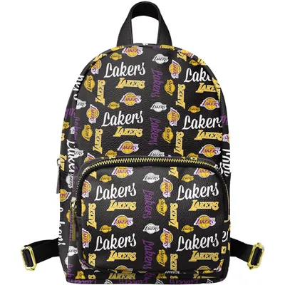 Los Angeles Lakers FOCO Youth Repeat Brooklyn Mini Backpack - Black