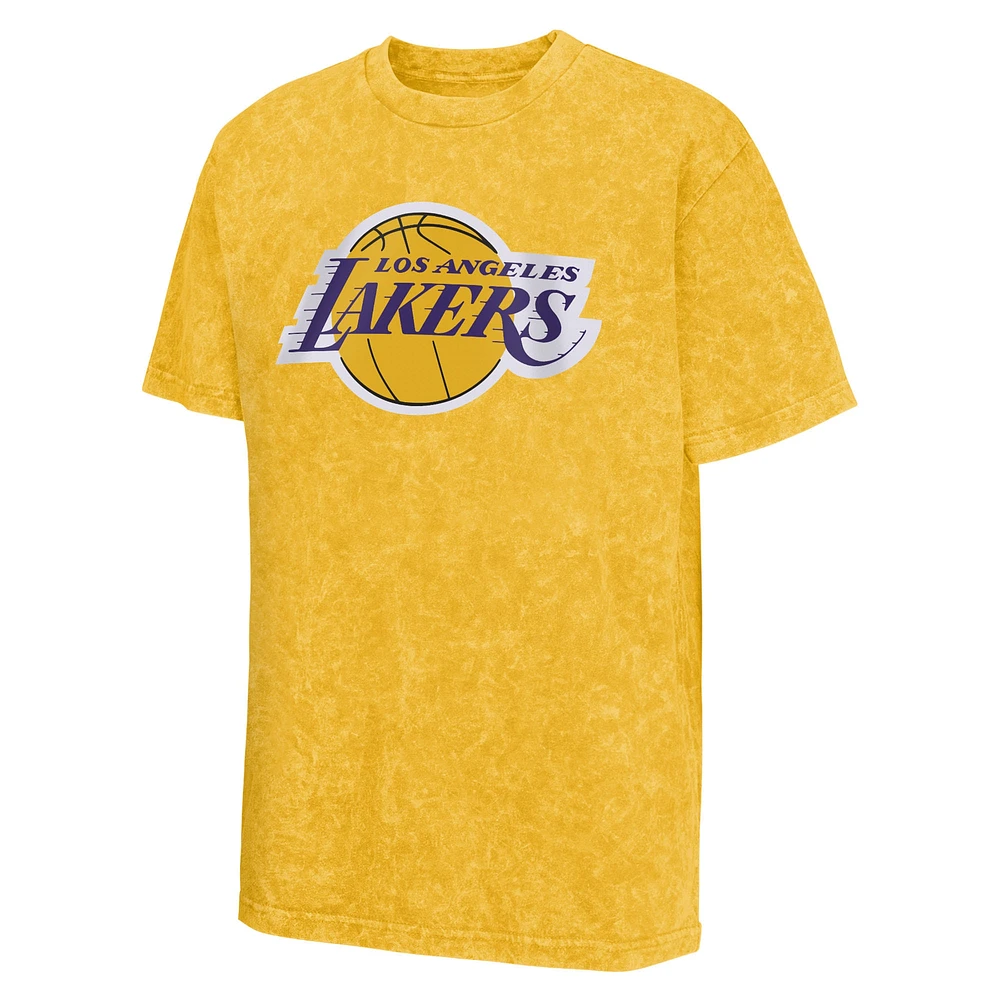 Youth  Gold Los Angeles Lakers Rugged Defense T-Shirt