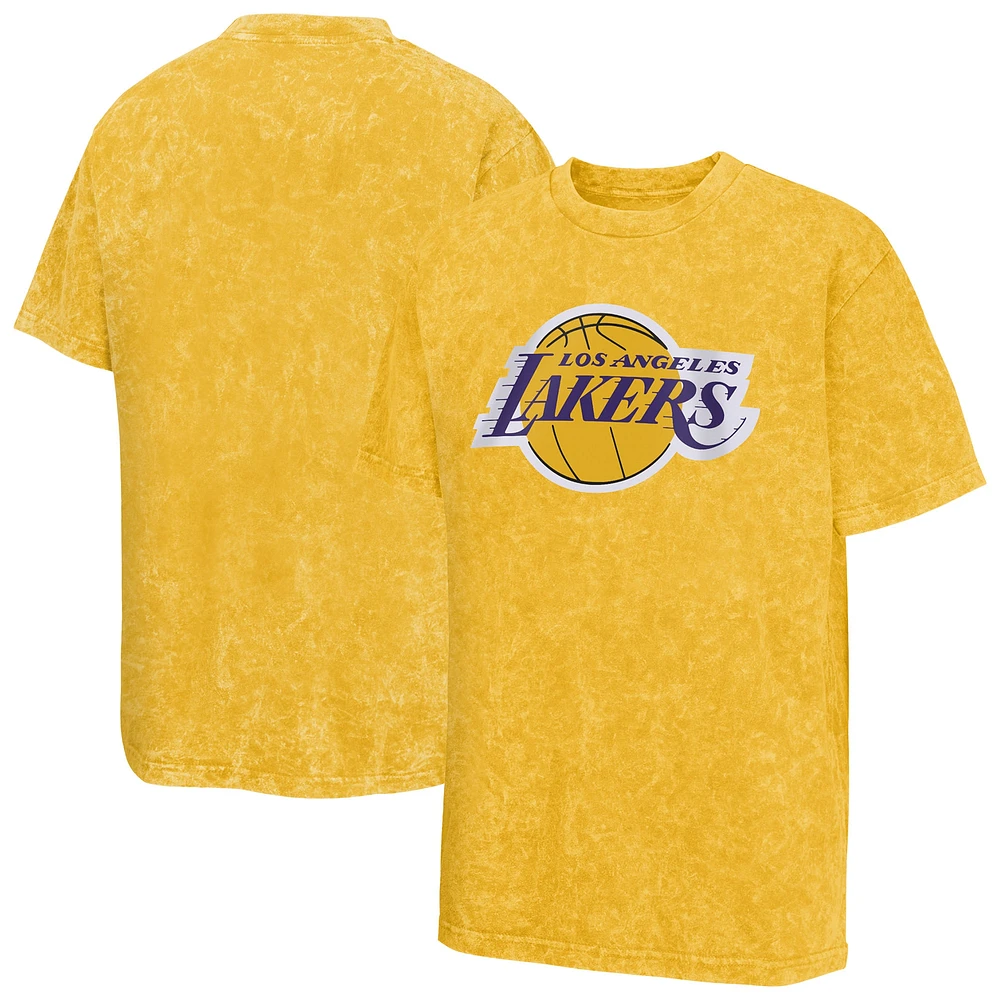 Youth Gold Los Angeles Lakers Rugged Defense T-Shirt