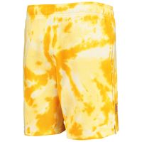 Youth Gold Los Angeles Lakers Santa Monica Tie-Dye Shorts