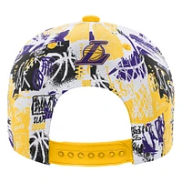 Youth Gold Los Angeles Lakers Street Hoop Snapback Hat