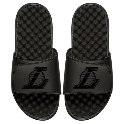 Los Angeles Lakers ISlide Youth Tonal Slide Sandals - Black
