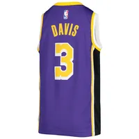 Men's Jordan Brand Anthony Davis Purple Los Angeles Lakers 2020/21 Swingman Jersey - Statement Edition