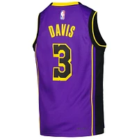 Youth Jordan Brand Anthony Davis Purple Los Angeles Lakers Swingman Jersey - Statement Edition