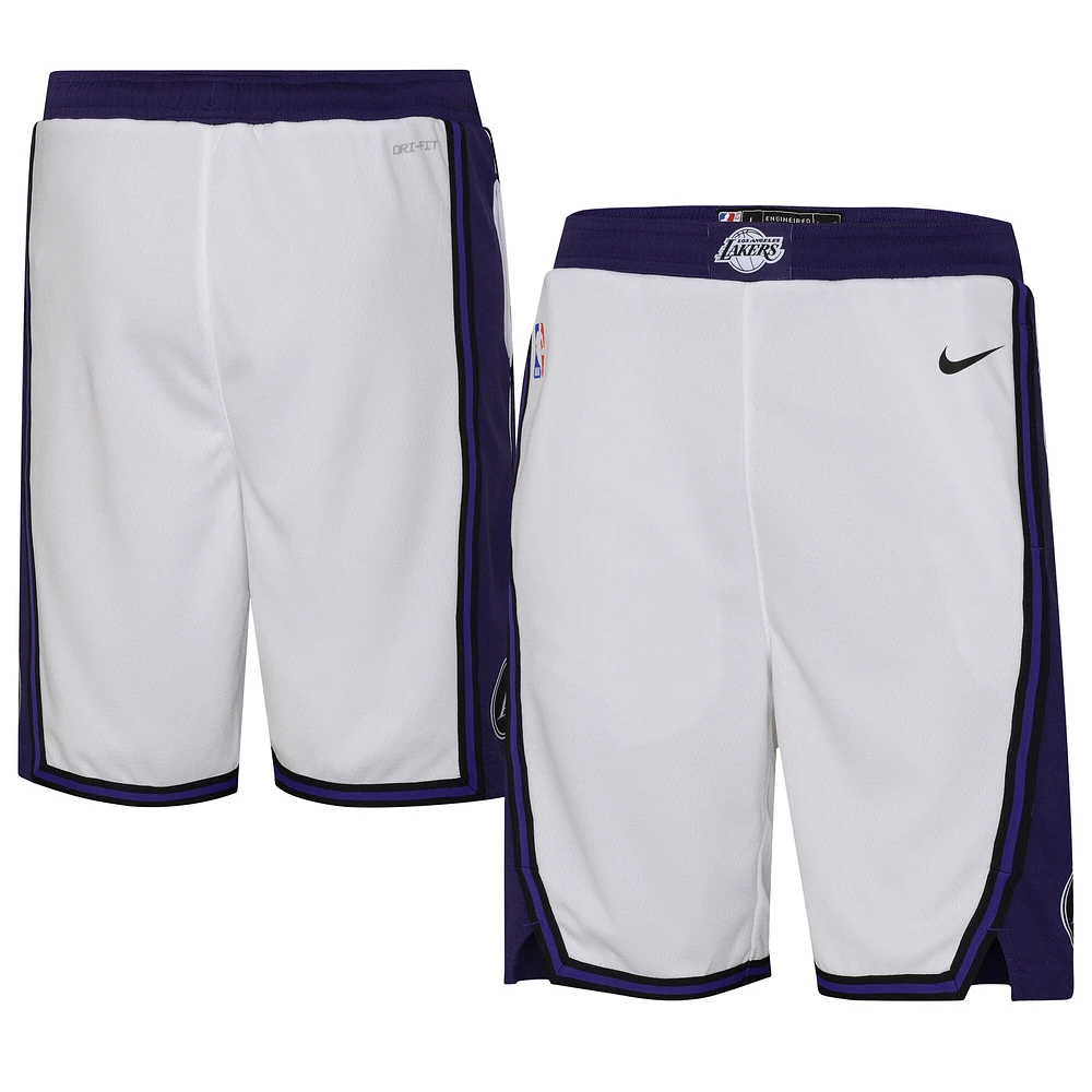 Los Angeles Lakers Nike 2019/20 Statement Edition Swingman Shorts - Purple