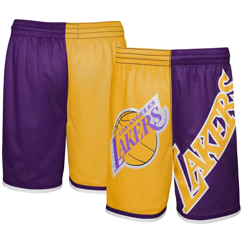 lakers mitchell and ness shorts