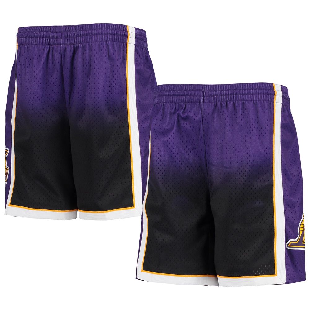 Mitchell & Ness Gold Los Angeles Lakers Hardwood Classics Team Swingman Shorts