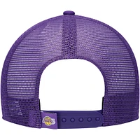 Casquette Snapback 9FIFTY Los Angeles Lakers Court Sport Mascot New Era pour jeune, blanc/violet