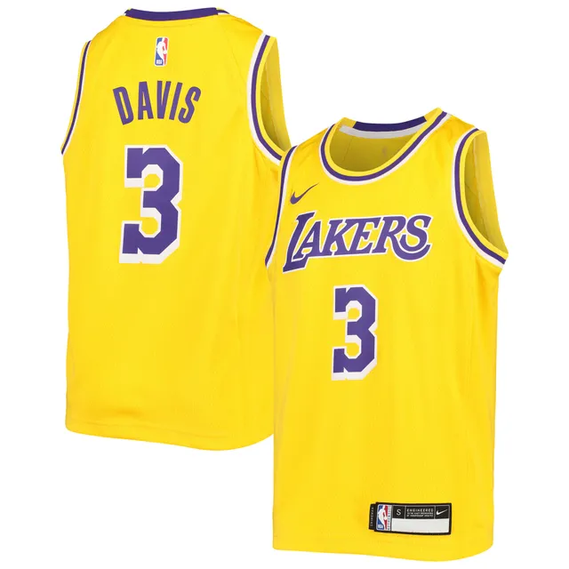 Youth Nike LeBron James Gold Los Angeles Lakers Swingman Jersey - Icon Edition Size: Large
