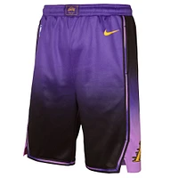 Youth Nike  Purple Los Angeles Lakers 2024/25 City Edition Swingman Performance Shorts