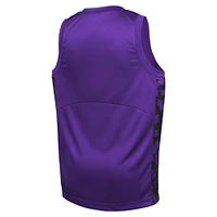 Maillot Nike violet Los Angeles Lakers Courtside de l'équipe départ des cinq équipes pour jeunes