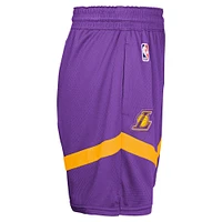 Youth Nike Purple Los Angeles Lakers Practice Mesh Shorts