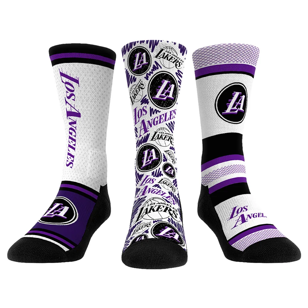 Unisex Minnesota Vikings Justin Jefferson Rock Em Socks Three-Pack Crew  Socks Set