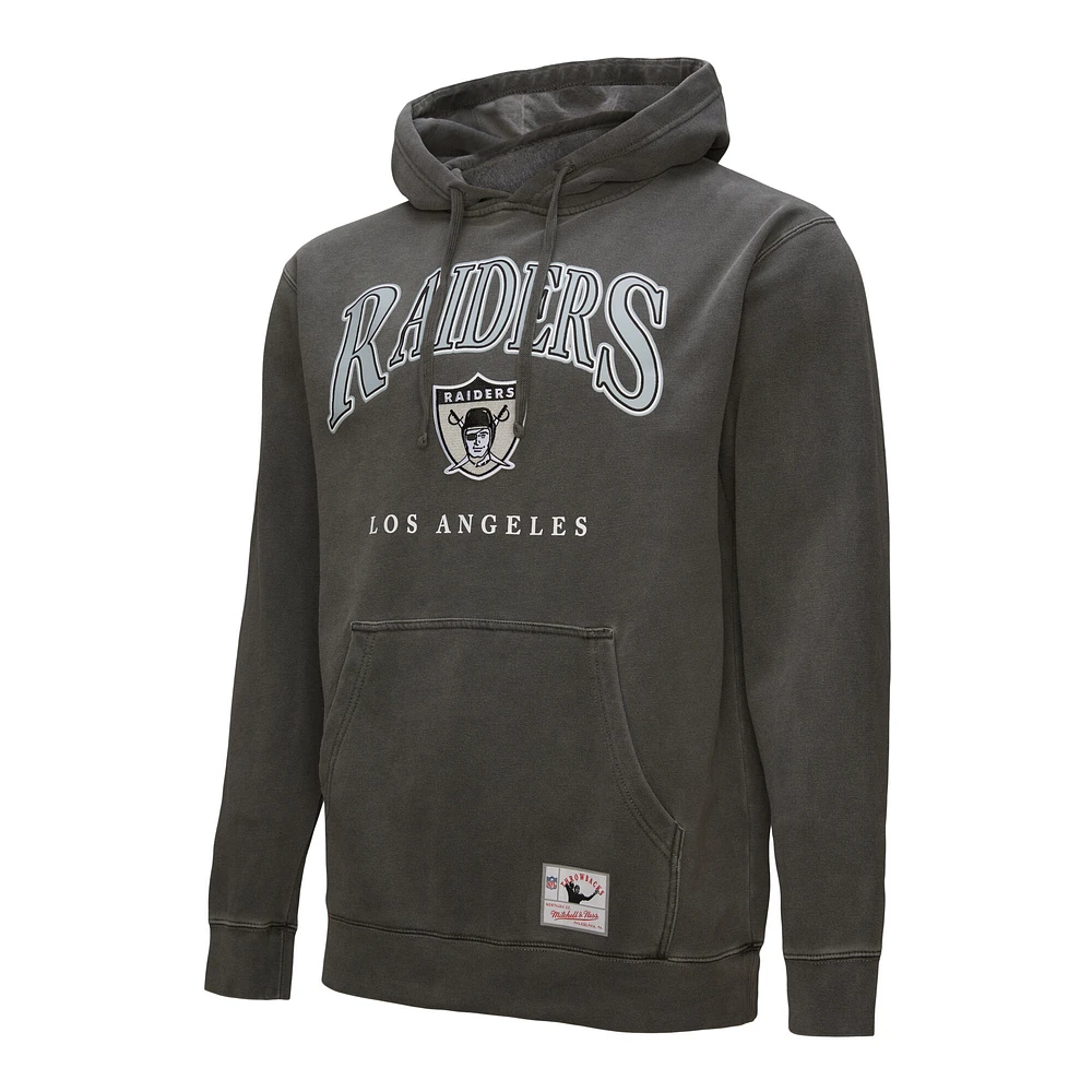 Mitchell & Ness  Gray Los Angeles Raiders Slot Pullover Hoodie