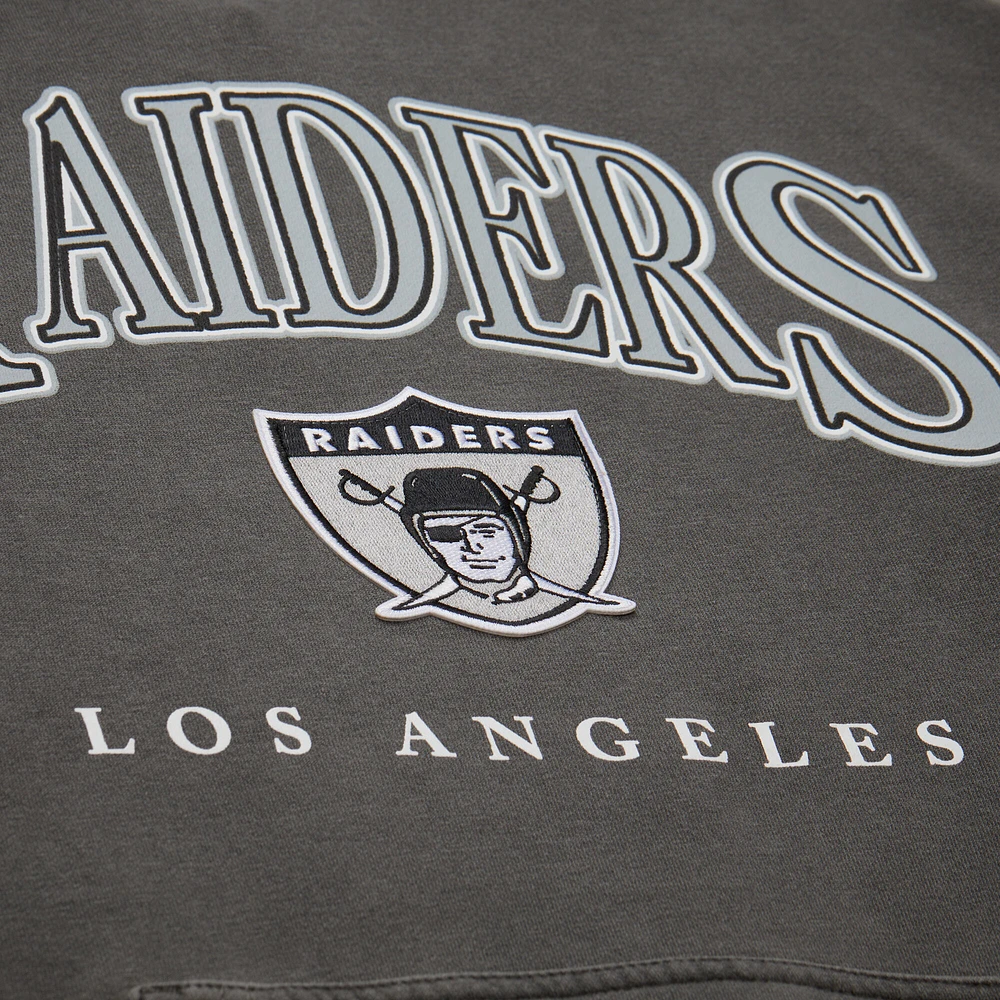 Mitchell & Ness  Gray Los Angeles Raiders Slot Pullover Hoodie